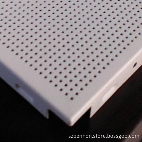 600*600 Perforated or Not Aluminous Suspension Ceiling Tiles